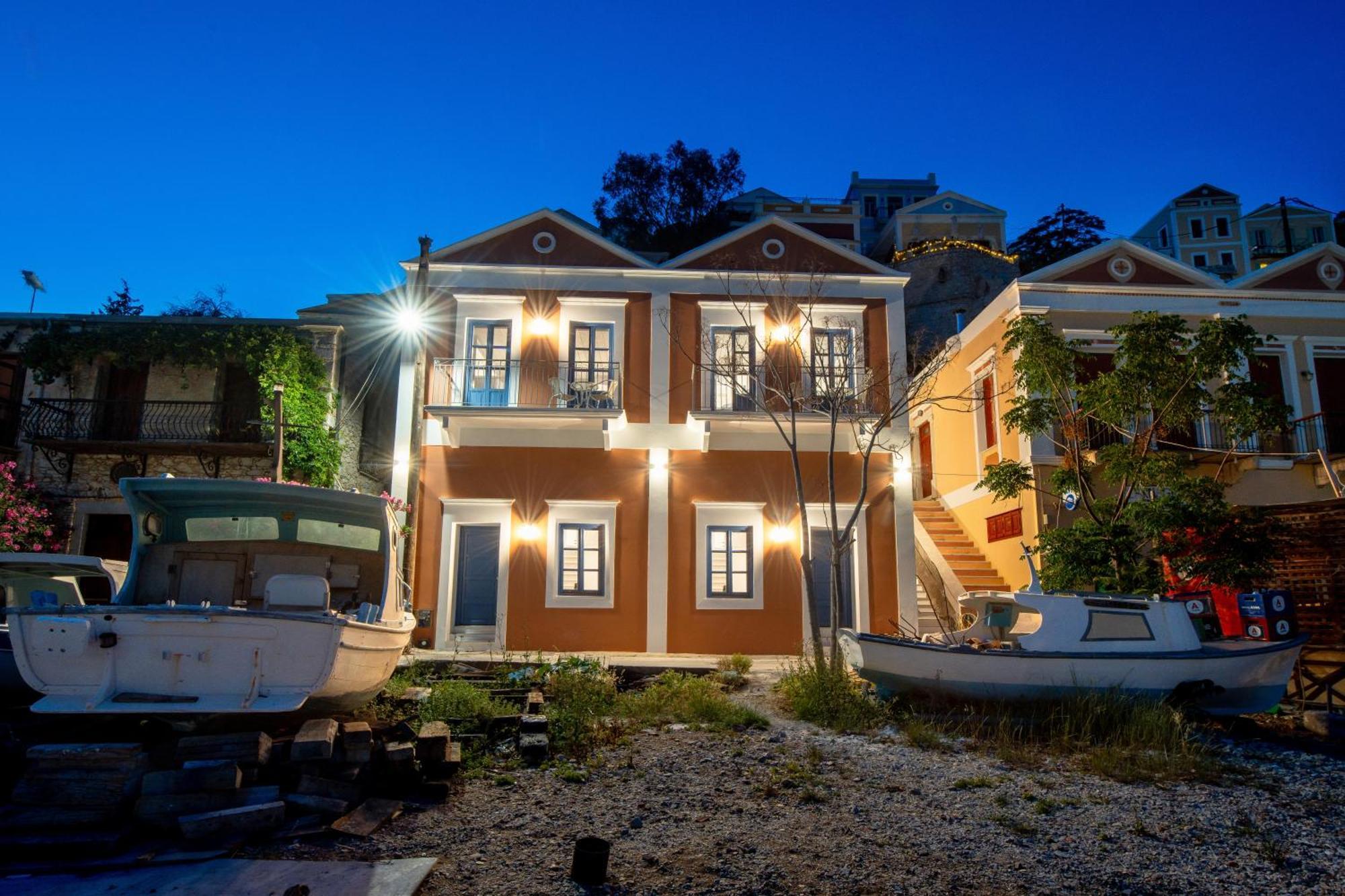 Porto Harani Seaside Apartments Symi Bagian luar foto