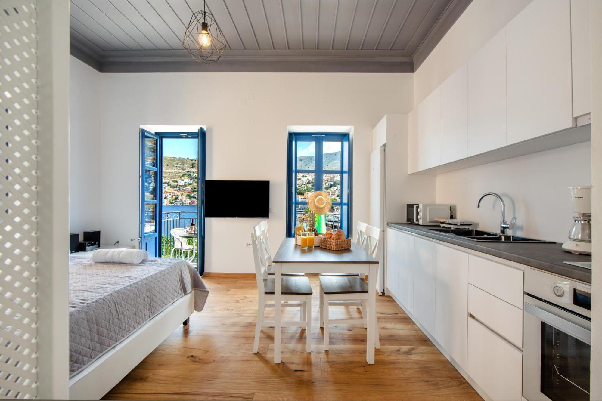 Porto Harani Seaside Apartments Symi Bagian luar foto