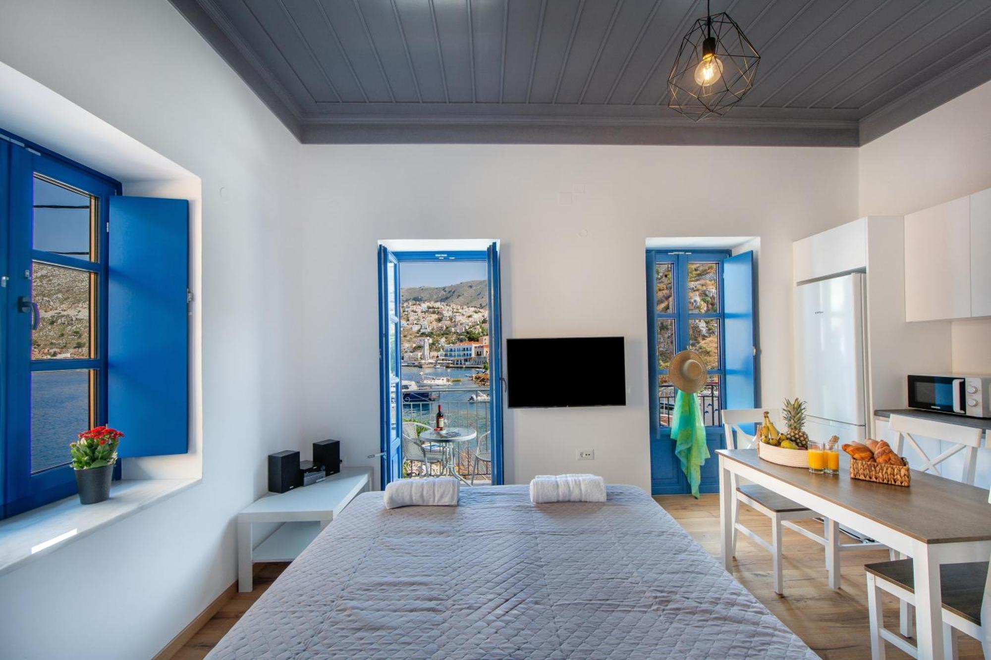 Porto Harani Seaside Apartments Symi Bagian luar foto